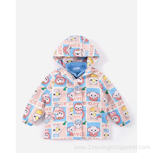 Girls' Fleece Jacket With Hood Are On Sale